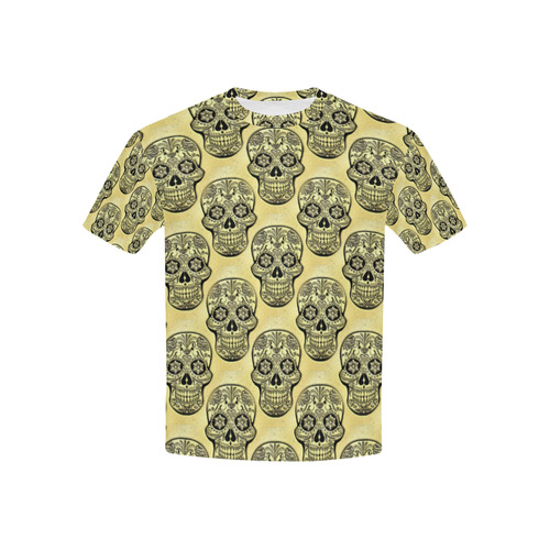Skull20170524_by_JAMColors Kids' All Over Print T-shirt (USA Size) (Model T40)
