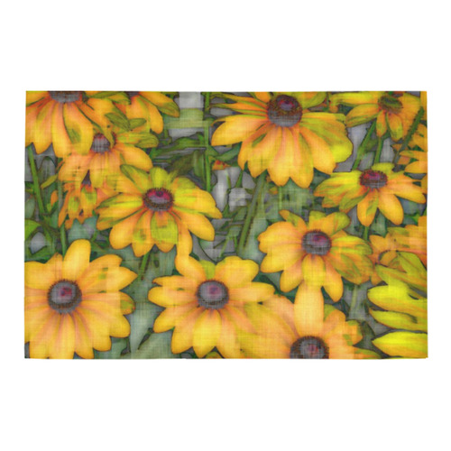 Amazing Floral 28A by FeelGood Azalea Doormat 24" x 16" (Sponge Material)