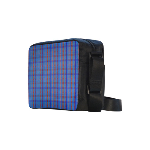 Royal Blue Plaid Hipster Style Classic Cross-body Nylon Bags (Model 1632)