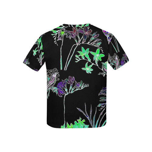 Flowers and Birds C by JamColors Kids' All Over Print T-shirt (USA Size) (Model T40)