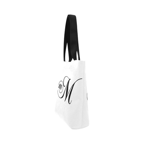 Alphabet M - Jera Nour Canvas Tote Bag (Model 1657)