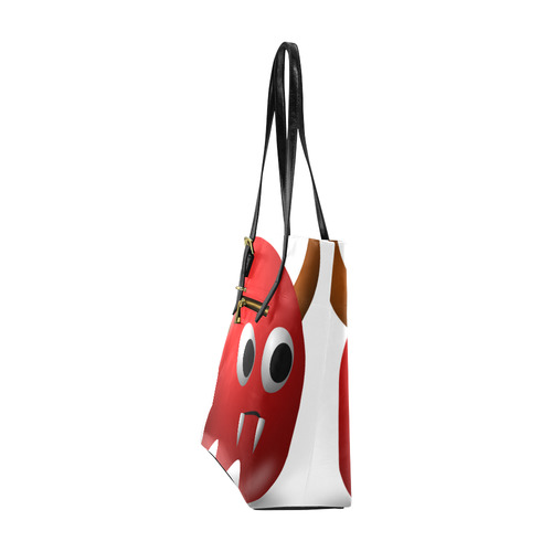 Cute Red Devil Cartoon Euramerican Tote Bag/Small (Model 1655)