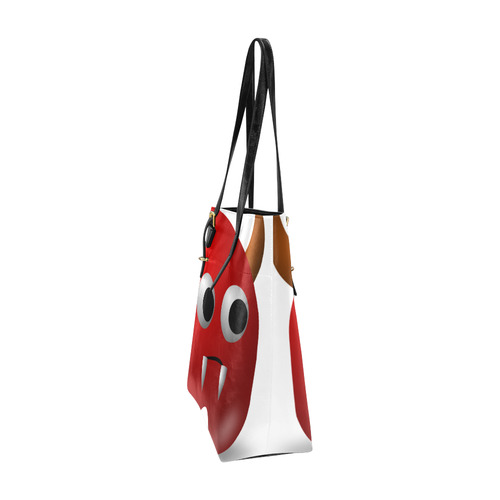 Cute Red Devil Cartoon Euramerican Tote Bag/Small (Model 1655)