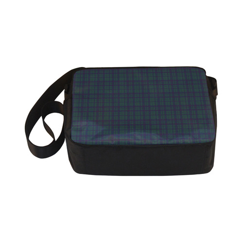 Green Plaid Rock Style Classic Cross-body Nylon Bags (Model 1632)