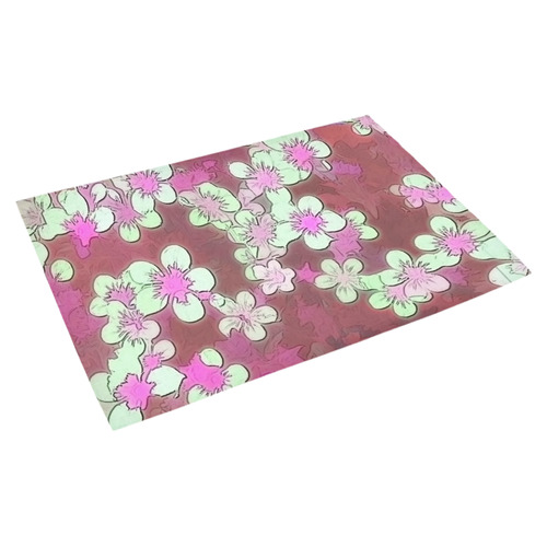 lovely floral 29 B by FeelGood Azalea Doormat 30" x 18" (Sponge Material)