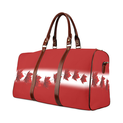 Canada Flag Travel Bags Canada Souveir Bags Waterproof Travel Bag/Small (Model 1639)