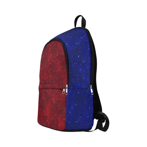 Sparkle Blue And Red Glittery Fabric Backpack for Adult (Model 1659)