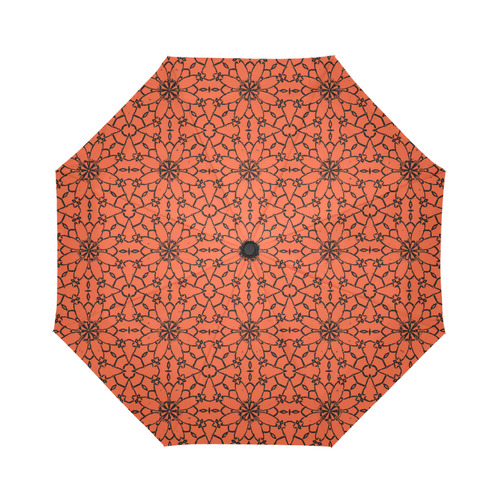Flame Lace Auto-Foldable Umbrella (Model U04)