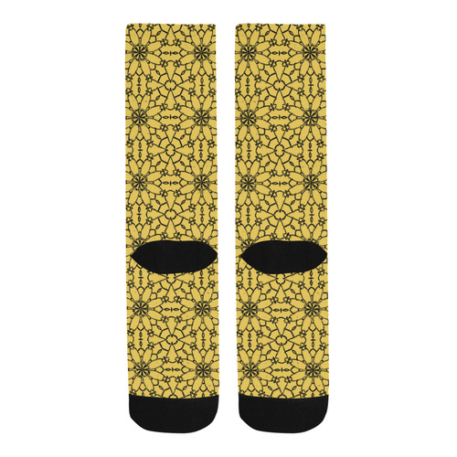 Primrose Yellow Lace Trouser Socks