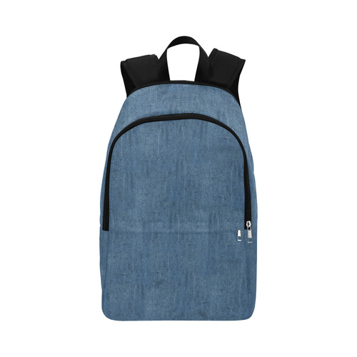 Denim-Look - Jeans Fabric Backpack for Adult (Model 1659)