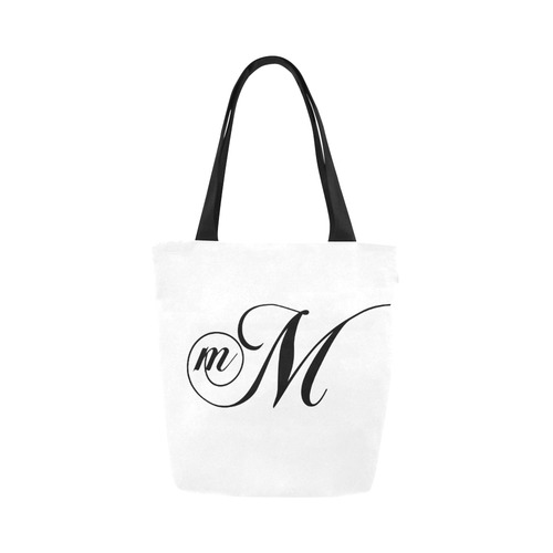 Alphabet M - Jera Nour Canvas Tote Bag (Model 1657)