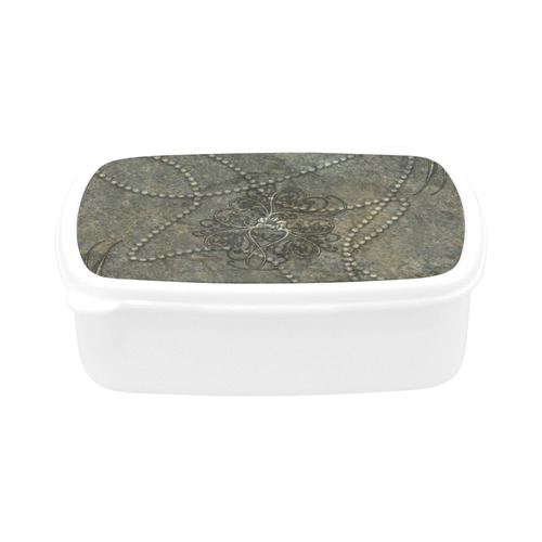 Floral design in stone optic