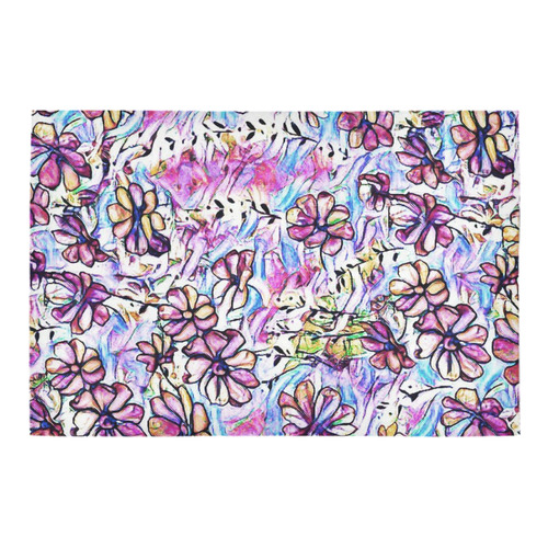 Jolly Floral C by FeelGood Azalea Doormat 24" x 16" (Sponge Material)