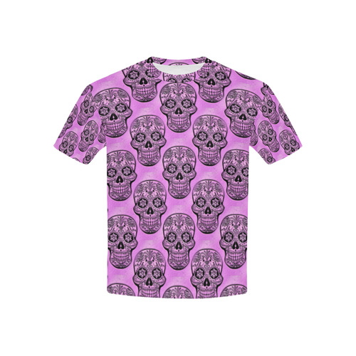 Skull20170519_by_JAMColors Kids' All Over Print T-shirt (USA Size) (Model T40)