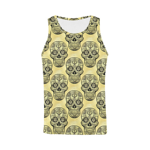 Skull20170524_by_JAMColors All Over Print Tank Top for Men (Model T43)