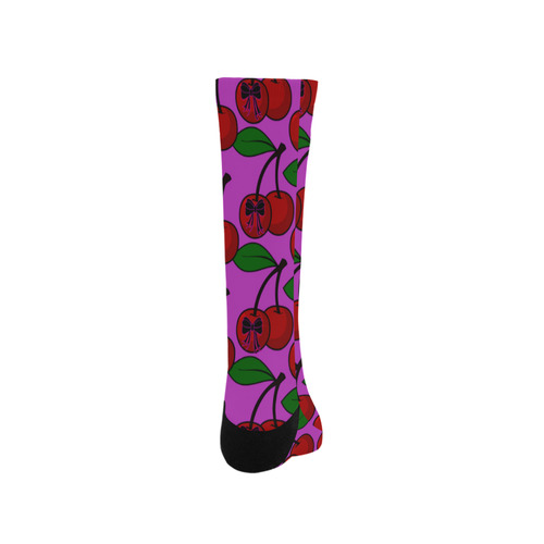 cherries n bows rockabilly Trouser Socks