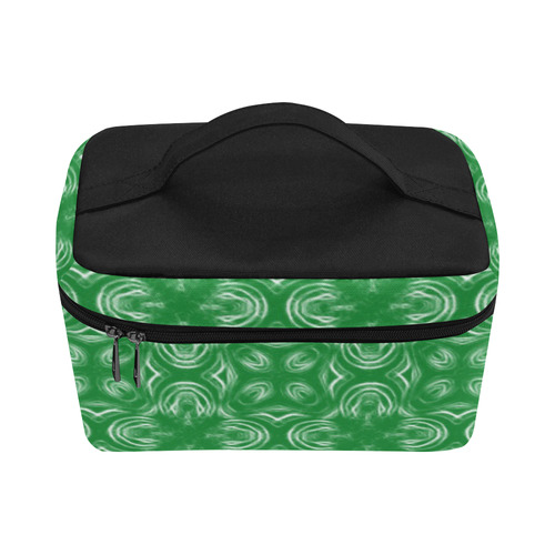 Green Shadows Cosmetic Bag/Large (Model 1658)