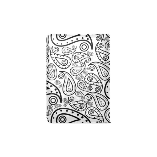 black and white paisley Custom NoteBook A5