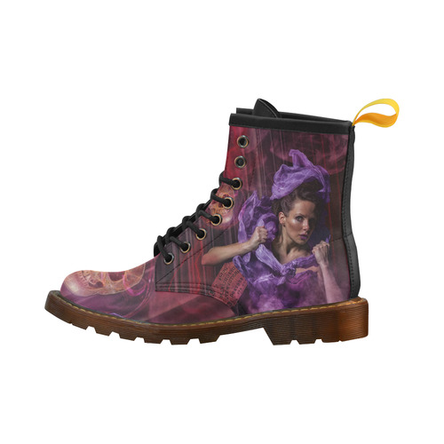 Awesome Witches Ritual High Grade PU Leather Martin Boots For Women Model 402H