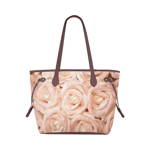 gorgeous roses H Clover Canvas Tote Bag (Model 1661)