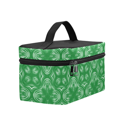 Green Shadows Cosmetic Bag/Large (Model 1658)