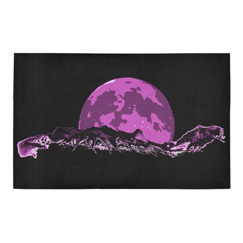 Big Moon Mountain Bath Rug 20''x 32''