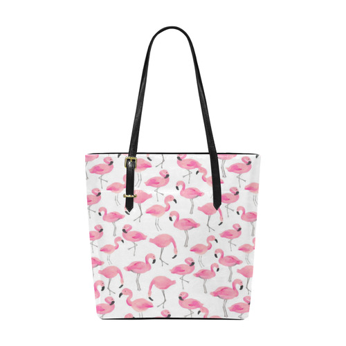 Pink Flamingos Euramerican Tote Bag/Small (Model 1655)