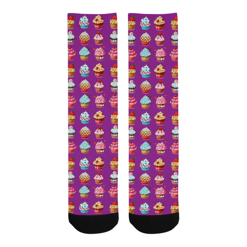 Rockabilly cupcake mania Trouser Socks