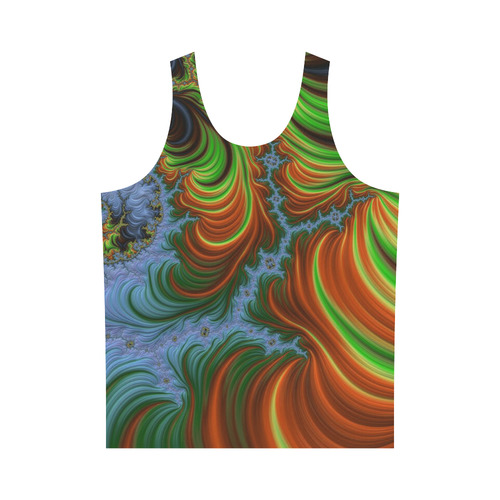 gorgeous Fractal 177 A by JamColors All Over Print Tank Top for Men (Model T43)