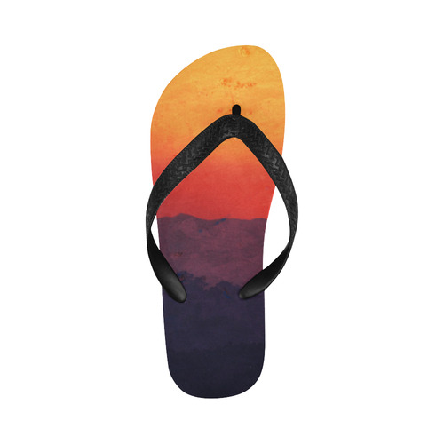 Five Shades of Sunset Flip Flops for Men/Women (Model 040)