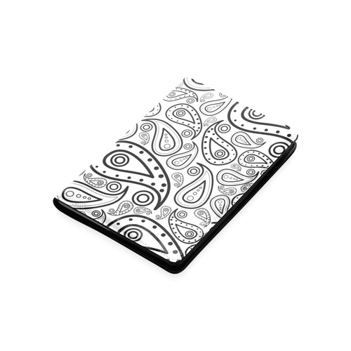 black and white paisley Custom NoteBook A5