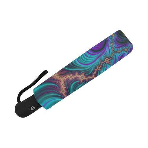 gorgeous Fractal 177 B by JamColors Auto-Foldable Umbrella (Model U04)