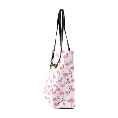 Pink Flamingos Euramerican Tote Bag/Small (Model 1655)