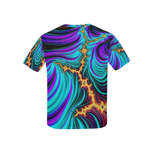gorgeous Fractal 176 A by JamColors Kids' All Over Print T-shirt (USA Size) (Model T40)