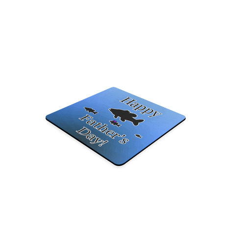 Father's Day Fish Square Coaster