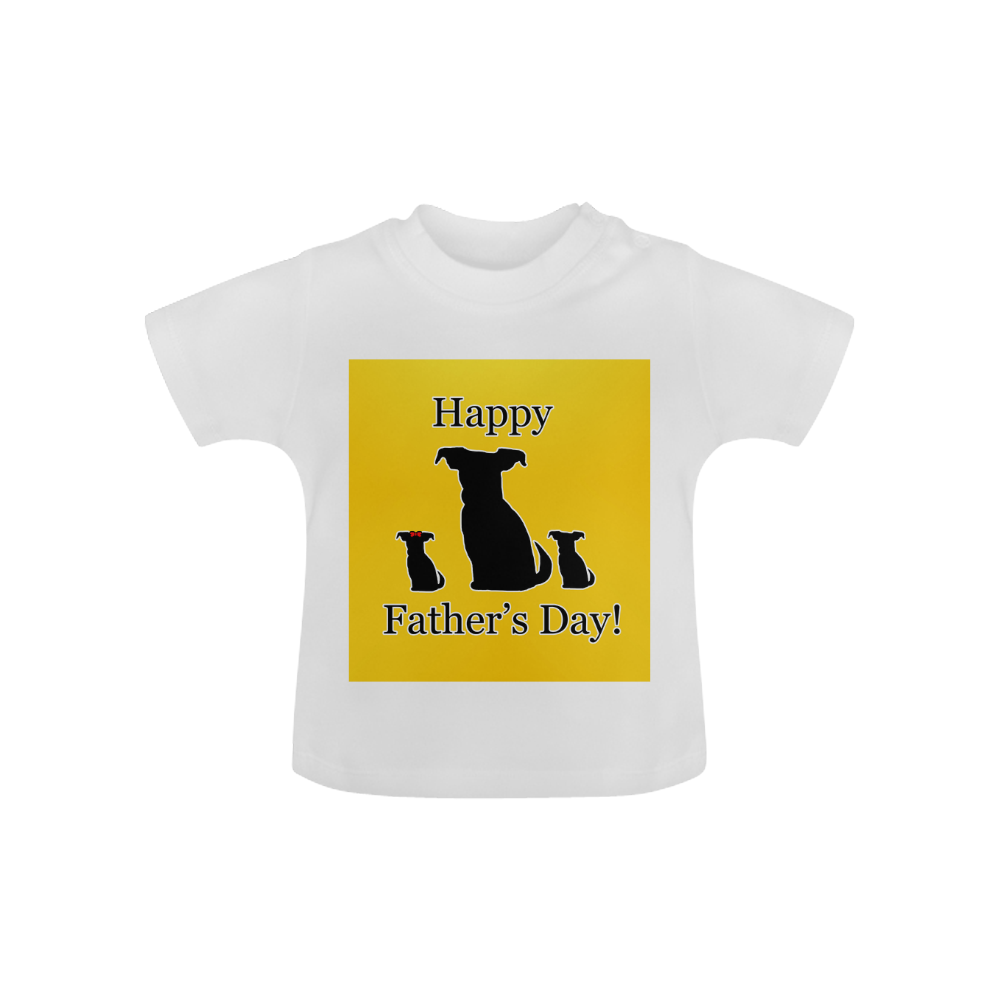 Father's Day Dogs Baby Classic TShirt (Model T30) ID D1568482