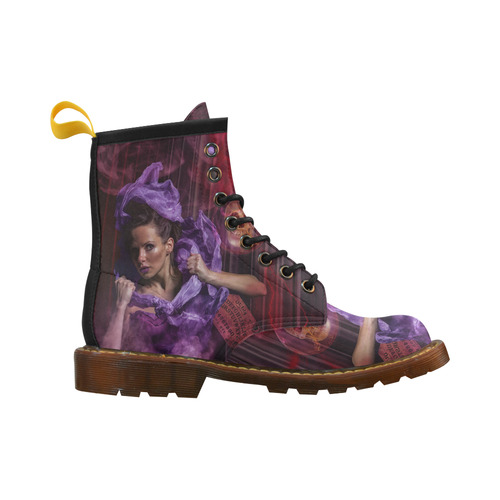 Awesome Witches Ritual High Grade PU Leather Martin Boots For Women Model 402H