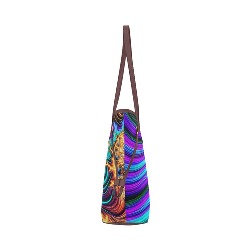 gorgeous Fractal 176 A by JamColors Clover Canvas Tote Bag (Model 1661)