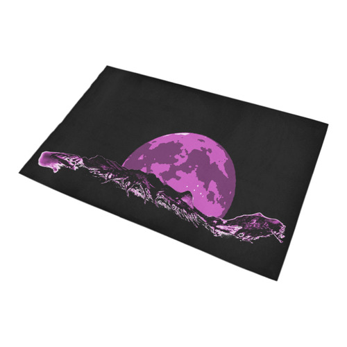 Big Moon Mountain Bath Rug 20''x 32''