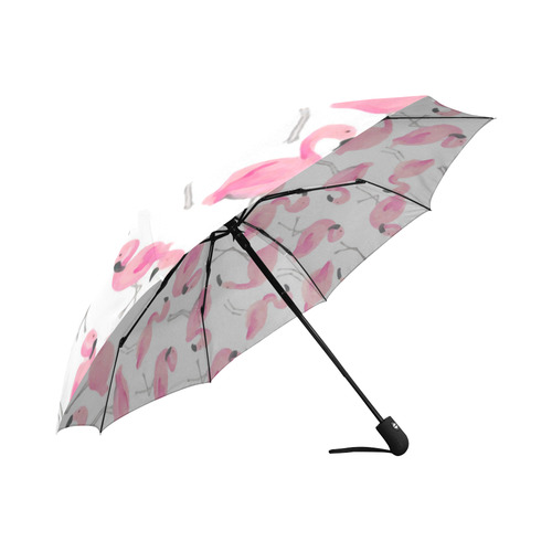 Pink Flamingos Auto-Foldable Umbrella (Model U04)