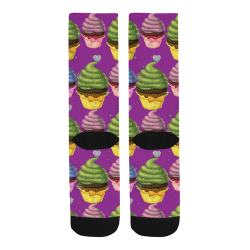 Rockabilly cupcake mania Trouser Socks