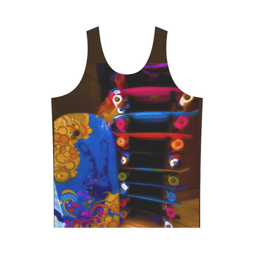 ROLLIN All Over Print Tank Top for Men (Model T43)