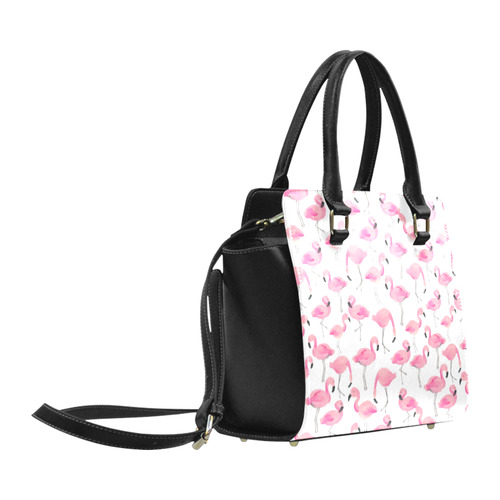 Pink Flamingos Classic Shoulder Handbag (Model 1653)
