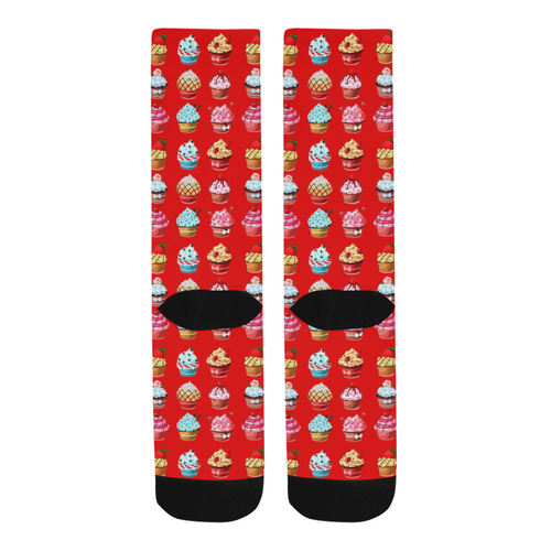 Rockabilly cupcake mania Trouser Socks