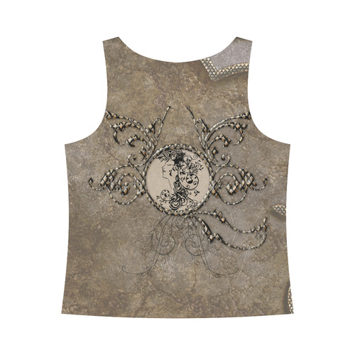 Elegant floral design All Over Print Tank Top for Women (Model T43)