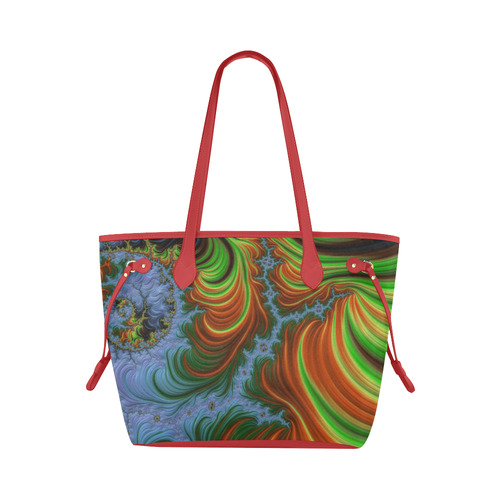 gorgeous Fractal 177 A by JamColors Clover Canvas Tote Bag (Model 1661)