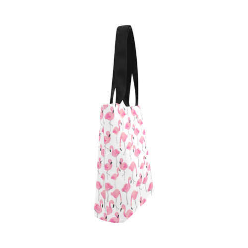 Pink Flamingos Canvas Tote Bag (Model 1657)