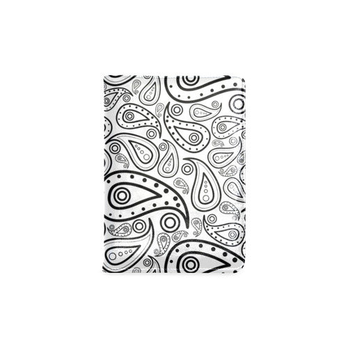 black and white paisley Custom NoteBook A5