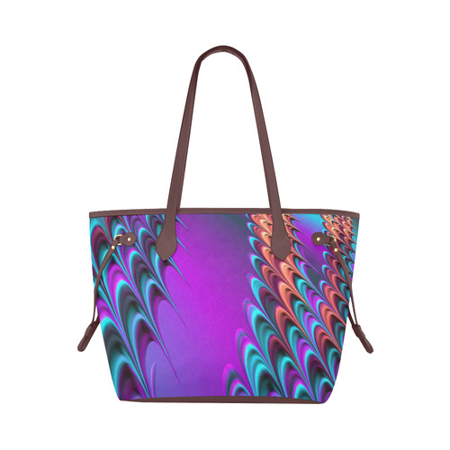 Gorgeous Fractal For You 16A by JamColors Clover Canvas Tote Bag (Model 1661)