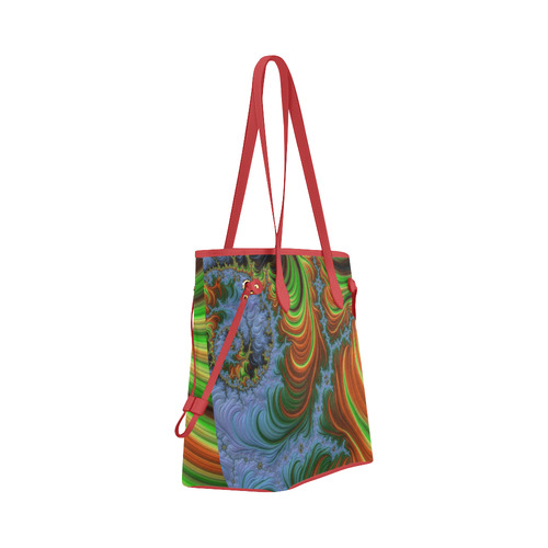 gorgeous Fractal 177 A by JamColors Clover Canvas Tote Bag (Model 1661)